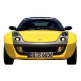 car, Smart Roadster, yellow