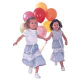 children with balloons