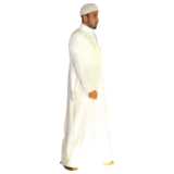 Araber, gehend, weißer Anzug