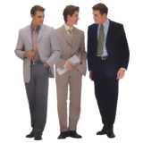 3 Geschäftsmänner, stehend