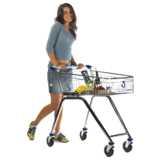 woman with trolley