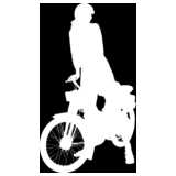 woman, motorcycle, silhouette