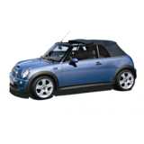 Auto, Mini Cooper Cabrio, blau