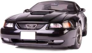 car, Mustang Model 2004, black