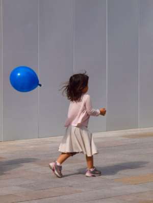 Child with a balloon