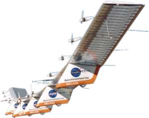 Heloios solar aircraft, isolated
