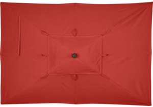 umbrella rectangular red