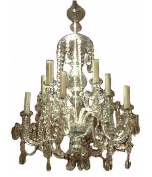 chandelier with candles