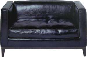 sofa, black