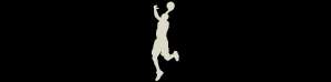basketball player, jumping, silhouette
