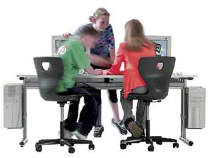 children at computers