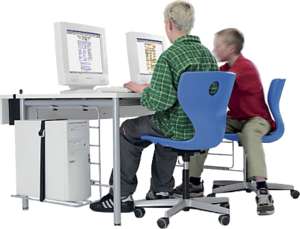 children at computers