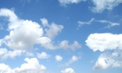 Staffageobjekte: Himmel mit Wolken