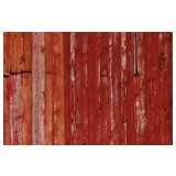 red wood paneling