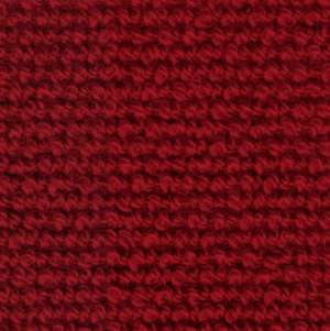 Boucle fabric in red
