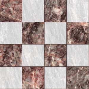 Brown-white tile pattern