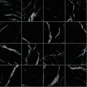Black marble tiles