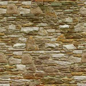 natursteinmauer rotbraun