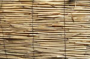 Bambus- oder Schilfmatte