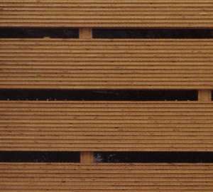 Laminated timber facade