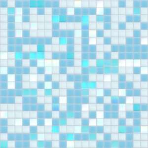Mosaic tiles blue